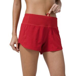 Lululemon Speed Up Short Mid-Rise 4" *Dark Red